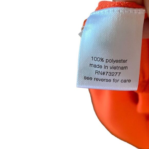 Elizabeth and James Sz S Orange Maxi Ruffle Sleeveless Boho Lightweight Dress - Picture 9 of 10